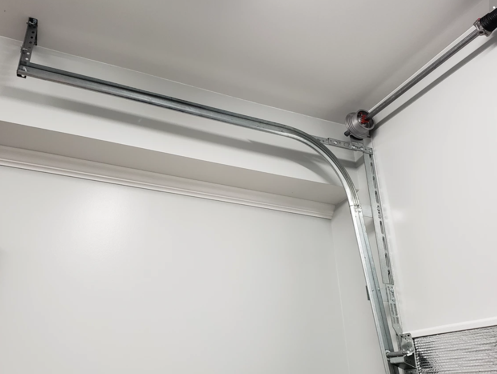 garage door track repair.