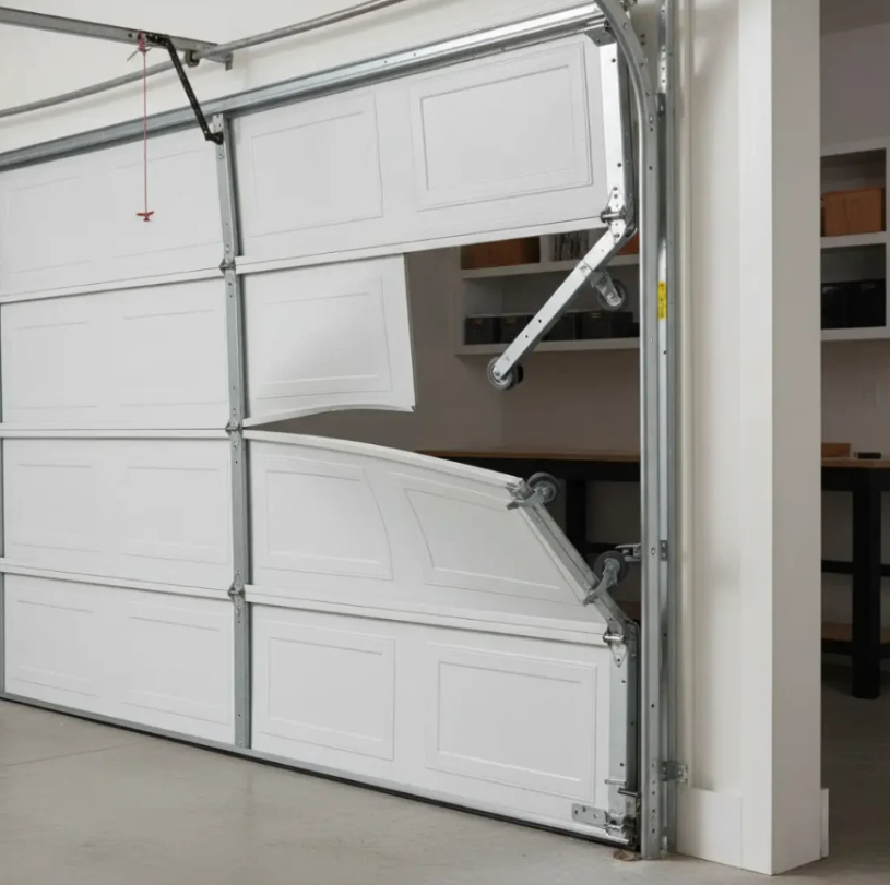 Off-Track & Shifted Garage Door Realignment Palm City FL